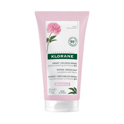 Klorane Gel Conditioner with Peony Provides Scalp Comfort 5 oz. ~ Made in France