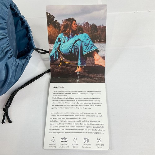 Selk Bag Suit Wearable Sleeping Bag Sz S Up to 4’11” Outdoor Camp Hike $149 New - Picture 3 of 12