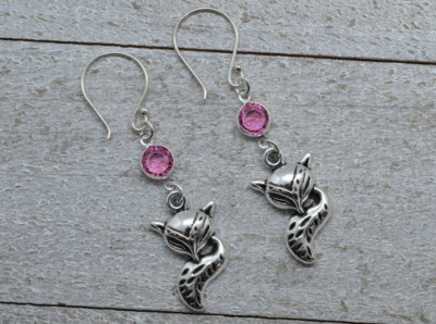 VIXEN Birthstone Earrings, Threesome Earrings, MFM FMF Hot Wife Swingers Custom