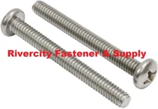 (100) 10-24x3-1/2 Stainless Phillips Pan Screws Bolts #10-24x3-1/2 #10x24x3.5