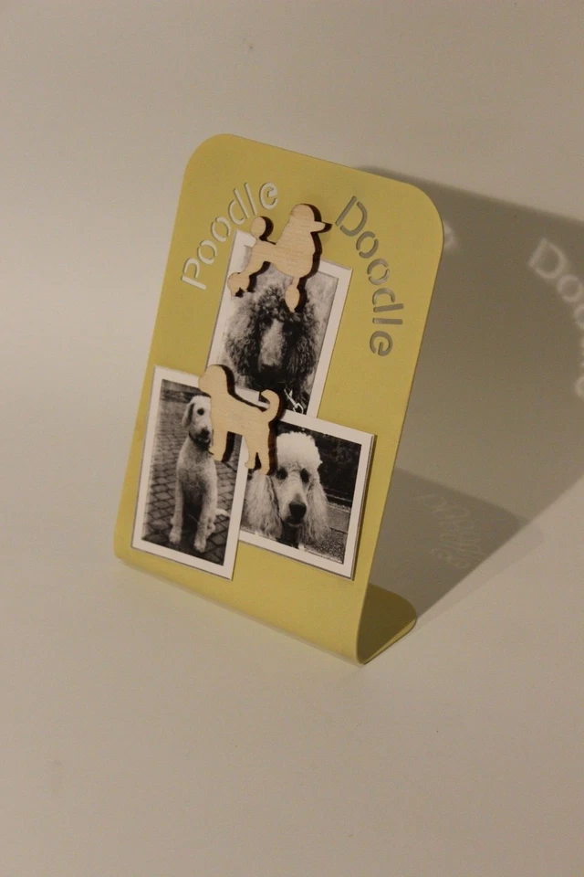 Free Standing Metal Poodle Doodle Memo Board Gift Package. Cockerpoo Labradoodle - Image 4 of 4