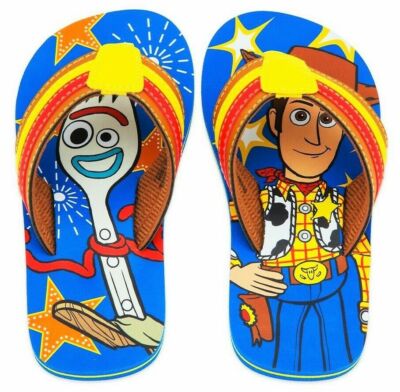Disney Store Toy Story Woody Forky Flip Flops Sandals Shoes Boy