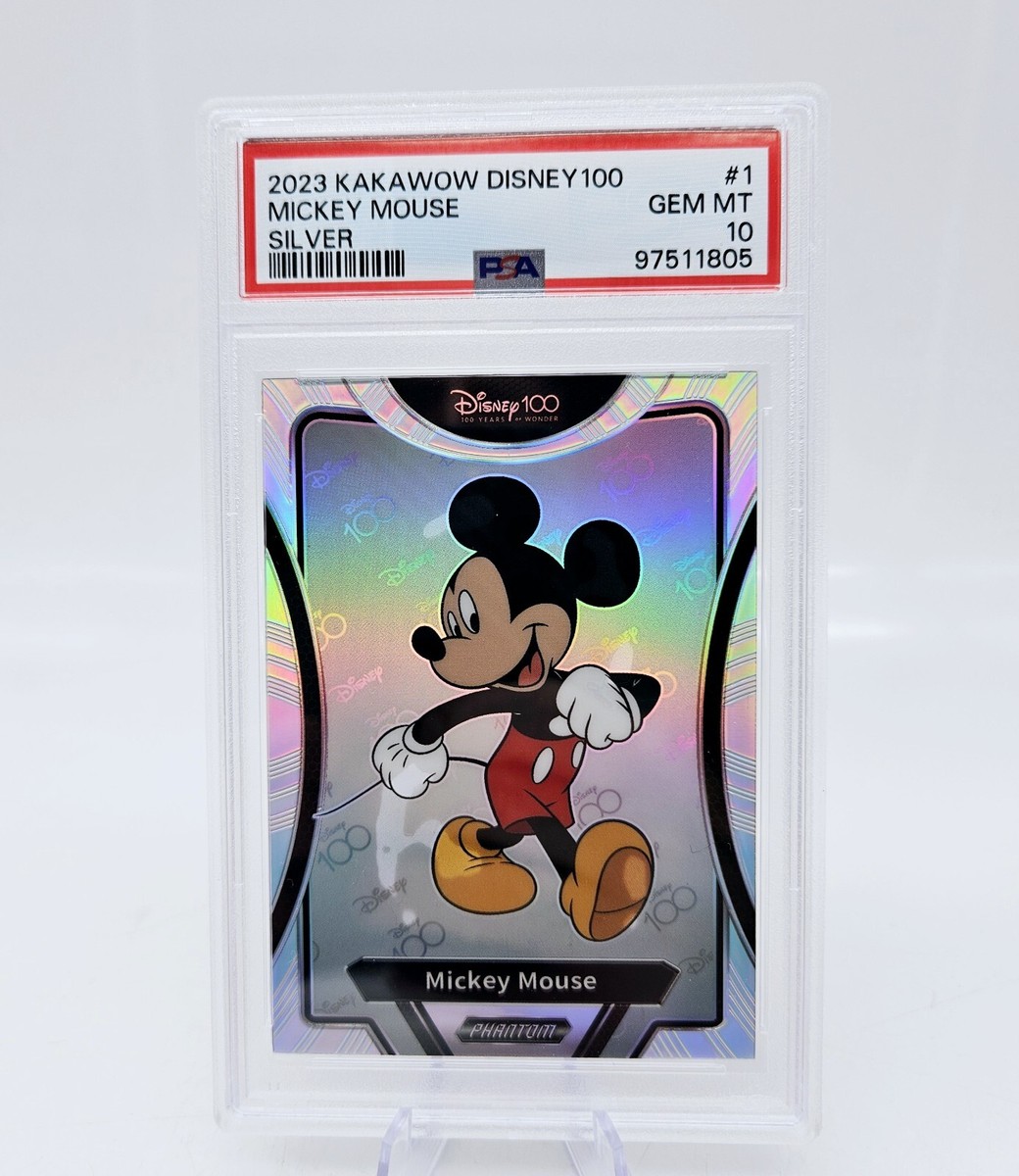 2023 Kakawow Phantom Disney 100 Mickey Mouse #1 Silver Holo 2023 Kakawow Phantom Disney 100 Mickey Mouse #1 Silver Holo