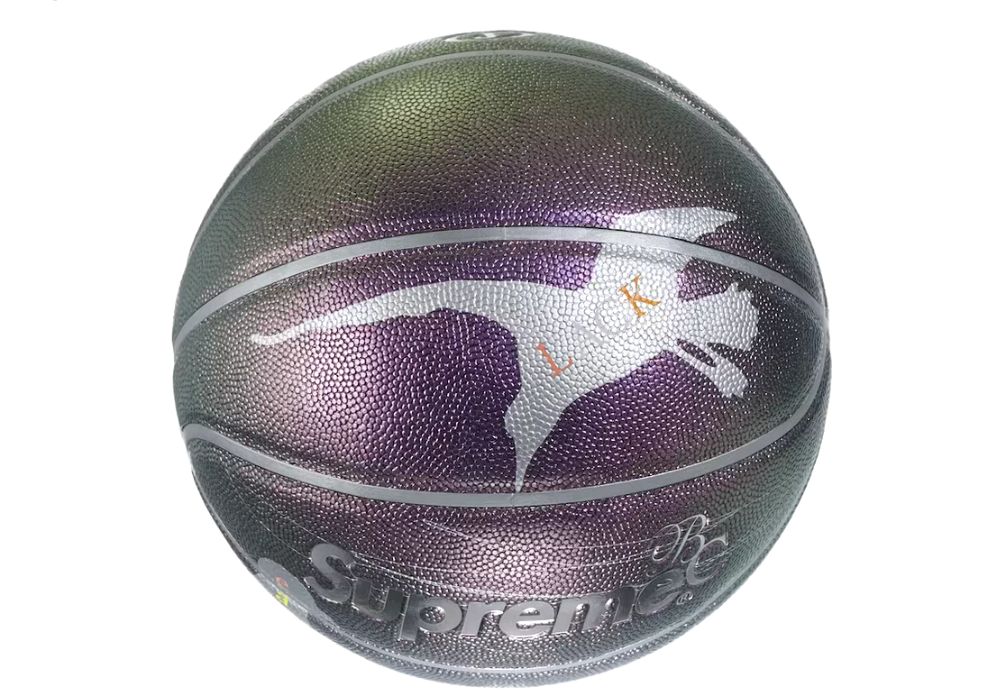Supreme x Bernadette Corporation Spalding Basketball Purple