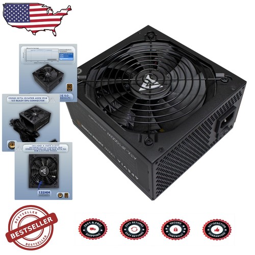 Jupiter 1000W Gaming Power Supply with Gen 5 12VHPWR Connector - 80+ Bronze