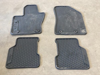 2017-2026 JEEP COMPASS FRONT & REAR LEFT/RIGHT FLOOR MATS CARPET SET OEM LOT811