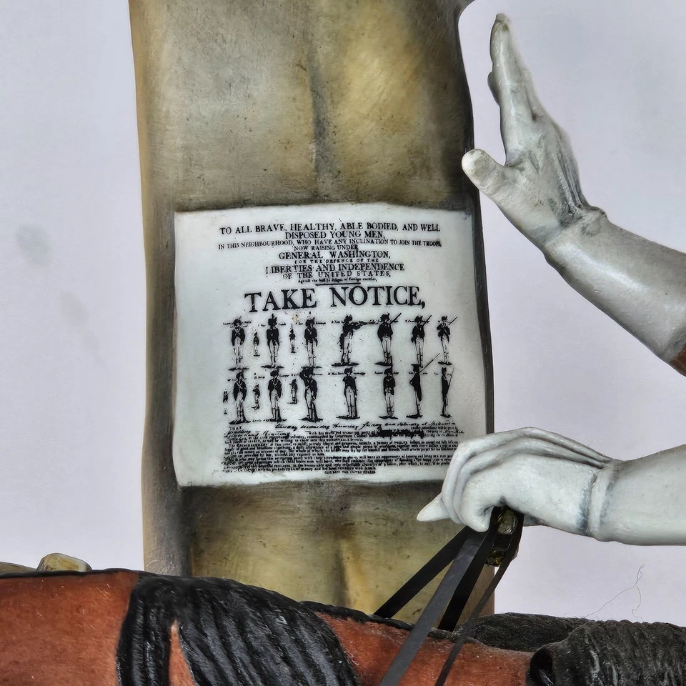 Royal Doulton Williamsburg Soldiers Sergeant Virginia 1st Regiment HN2844 Horse - Image 3 of 4