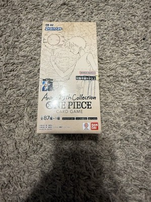 BANDAI ONE PIECE Card Game Extra Booster Anime25th collection EB-02 BOX Japanese