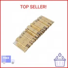 Pogo Pins, 100pcs Spring Test Probe Round Pogo Pin 3A Conical Head 1.02mm Thimbl