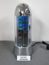 Fish Aquarium Decor Lamp Light Spinning Rotating Animated 14"