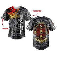 Five Finger Death Punch After Life Custom Baseball Jersey S to 5XL SE598