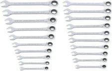 CRAFTSMAN 20 Piece Ratcheting Combination Wrench Set, SAE/Metric (CMMT87220)