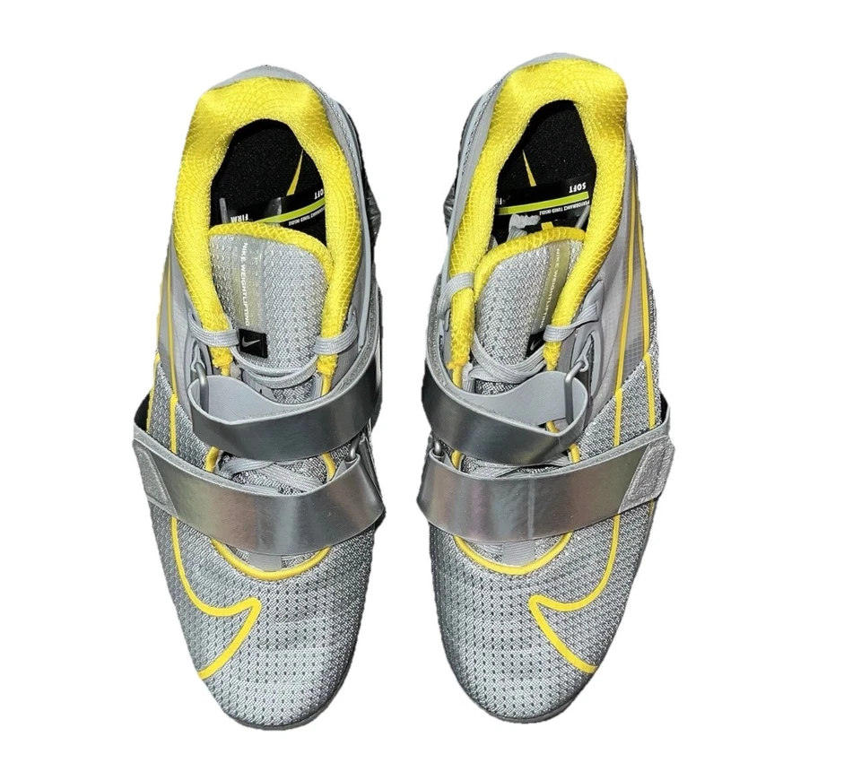 Nike Hombres 6/Mujeres 7.5 Romaleos 4 Zapatos de Levantamiento de Pesas Gris/Claro CD3463-002 Foto 4 de 4