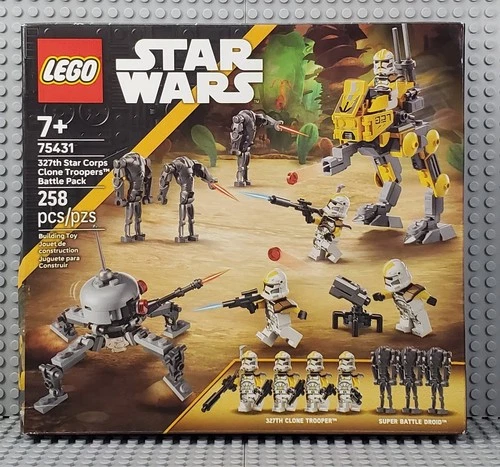 NEW - LEGO - 75431 - 327th Star Corps Clone Troopers Battle Pack - Ships Fast!