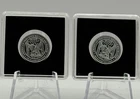 2x 1/4 oz APMEX Silver Rounds – .999 Fine – Fractional Bullion – In Hard Case!