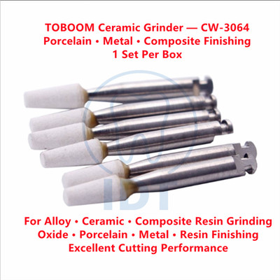 TOBOOM Ceramic Grinder CW-3064 Porcelain Metal Dental Finishing Kit
