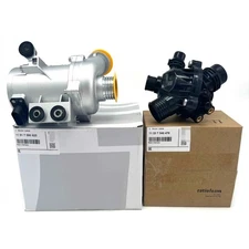 Water Pump W/Thermostat Kit 11517586925 For BMW 128i 325i 328i 528i 530i X3 OEM