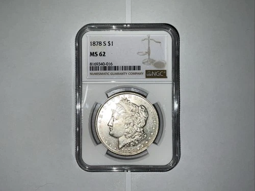 New Listing1878 S Morgan Silver Dollar NGC MS62 Vam 52
