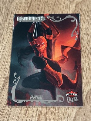 2024 Fleer Ultra Matriarchs of Marvel - Silver Foil - #35 Elektra