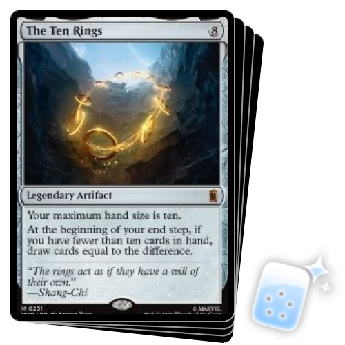 PREVENTA LOS DIEZ ANILLOS X4 Marvel Super Heroes MSH Magic Magic The Gathering tarjeta como nueva