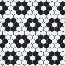 Black Peel & Stick Floor Tiles