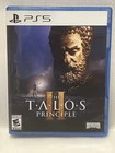 The Talos Principle II 2 - Sony PlayStation 5 PS5 + Case Good Shape FreeShip USA
