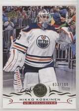 2018-19 Upper Deck UD Exclusives 33/100 Mikko Koskinen #325 fa2
