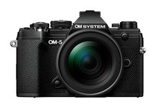 OM SYSTEM OM-5 Ver. 1 BLACK Camera ED12-45mm PRO Lens 20.4MP Micro 4/3 New