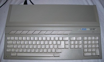 Atari 520 St Stfm Computer 4MB Speicher Tos 1.02 PSU Recapped 720K Floppy Drive