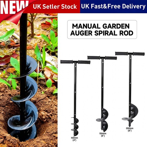 4" 6" 8" Manual Hand Earth