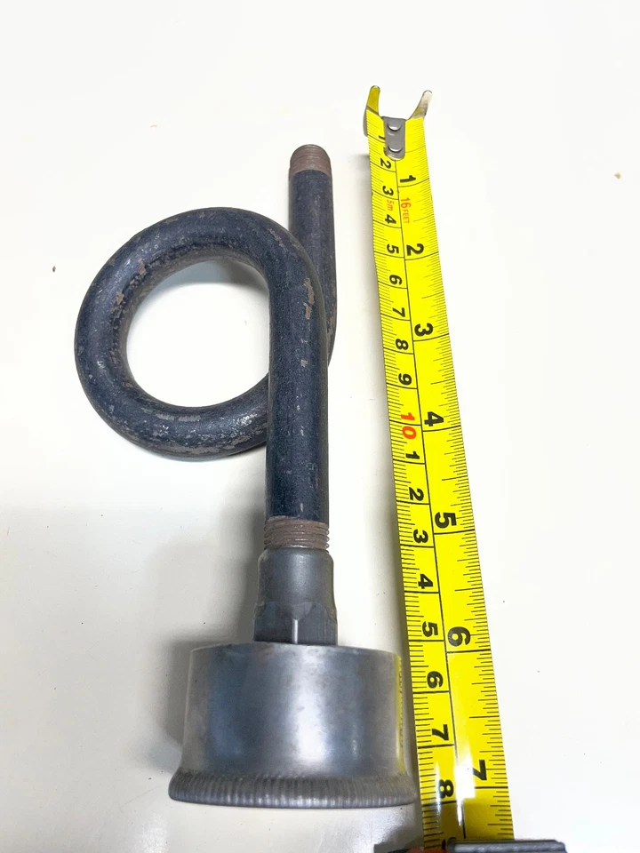 Taza de grasa vintage con tubería aceite golpe y fallo gas vapor tractor motores combustible motor Foto 2 de 4