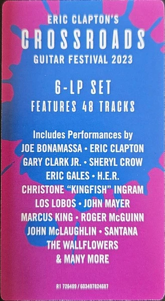 Eric Clapton – Crossroads (Eric Clapton's Guitar Festival 2023) D 2024 Mint 6 LP - Bild 2 von 4