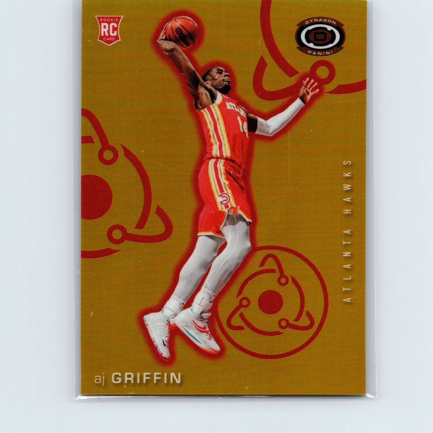 2022-23 Panini Chronicles Aj Griffin RC #528 Gold #/10 Atlanta Hawks