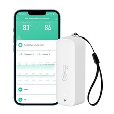 WiFi Thermometer Hygrometer: Temperature Humidity with App Notification Alert...