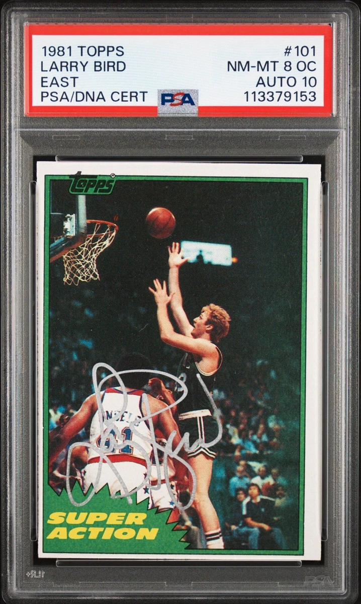 Larry Bird Basketball Grade 10 Rookie Sports Trading Cards