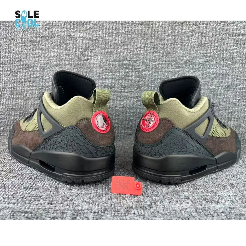 Zapatos para hombre Nike Air Jordan Spizike bajos medianos negros oliva IH1782-200 Foto 4 de 4