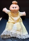 VINTAGE 1982 COLECO CABBAGE PATCH DOLL KID  PREEMIE ORIGINAL Dimple 15" Yellow