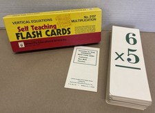 VTG Kenworthy Self Teaching Multiplication Flash Cards 2137 New Open Box