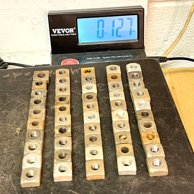 UNBRANDED STEEL SQUARE NUTS 5/16''   ** LOT OF 50**   Vintage