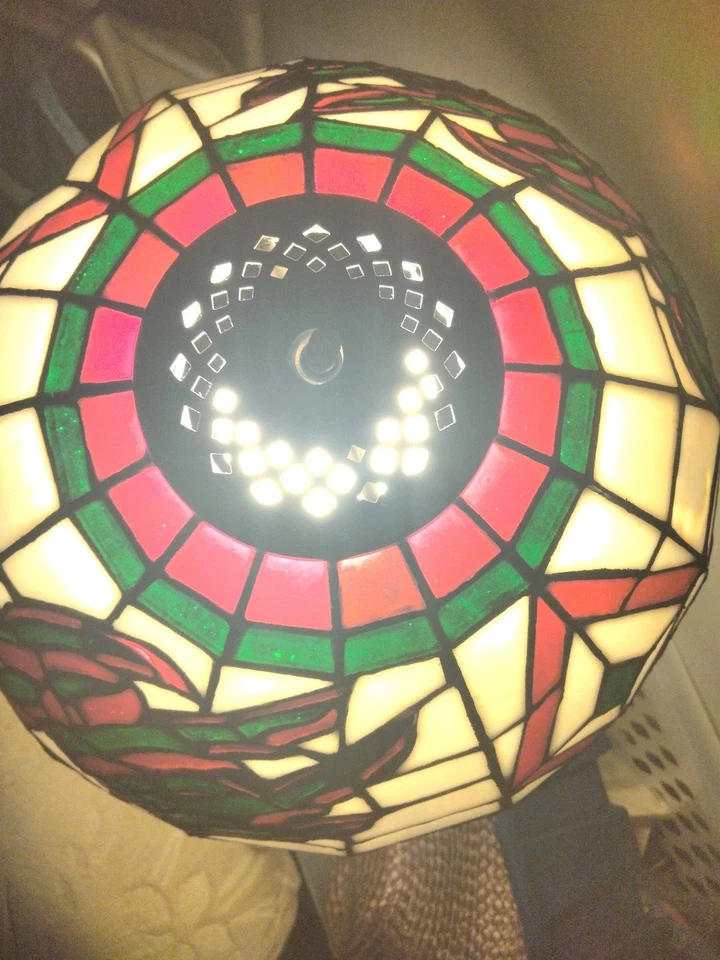 NHL Minnesota Wild Tiffany Style Vintage 12" Stained Glass Shade MADE IN U.S.A. - Image 2 of 4