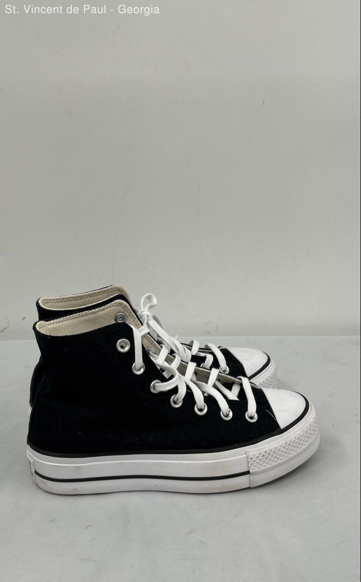 Converse All Star Black Solid Double Sole Sneaker… - image 3