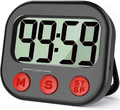 Temporizador de cocina, temporizador visual digital, reloj magnético, cronómetro