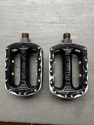 Pedales Lyotard PL 112 Ancien Vélo BMX Old School VTT MTB Eng 9/16