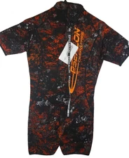 Epsealon Spearfishing Shorty 2.5 Mm Sort Medium Never Worn NEW Condition W Tags