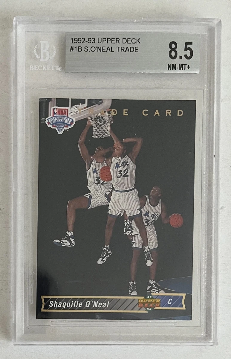 Upper Deck Shaquille O'Neal 8.5 Graded Basketball Rookie Sports