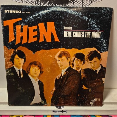 THEM Here Comes the Night LP 1965 US Stereo Parrot Rare Psych Van Morrison