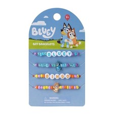 Bluey and Bingo BFF Bead Bracelets 4 Pack