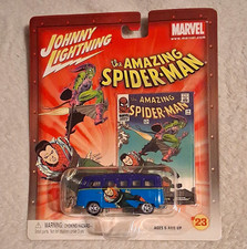 Johnny Lightning Spider-man 1964 Vw Samba Bus Van 164 Diecast Unopened Box