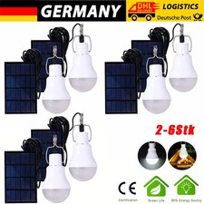 2-6X LED Solar Glühbirne Solarleuchte Campin...