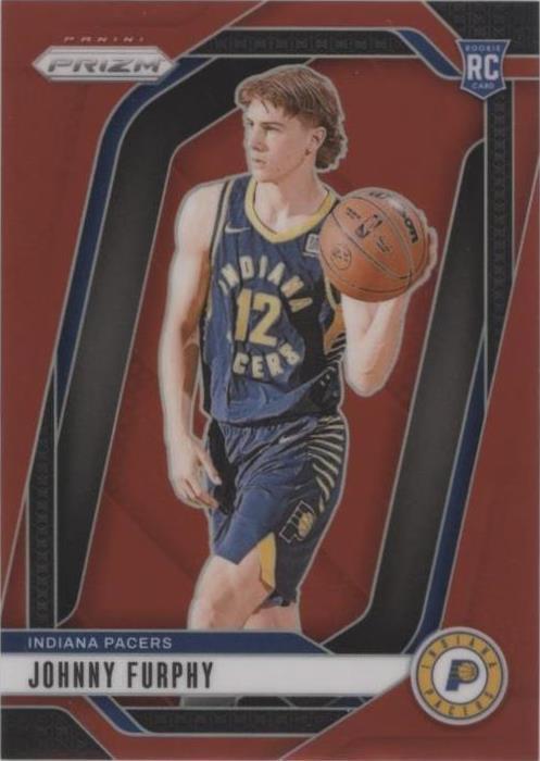 2024-25 Panini Prizm - Johnny Furphy #237 Red Prizm /299 (RC) for